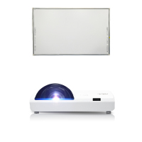 NEC NP-CK4055X 商务教育办公便携投影仪+鸿合HV-I593W电子白板(含吊架)