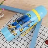 超级飞侠 304不锈钢儿童保温杯 精美卡通头小孩饮水杯 保温保冷防摔防漏 宝宝便携杯盖水杯水壶 500ML