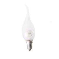 佛山照明(FSL)E14小口40W 磨砂拉尾泡J(两个/组)(组)节能白炽灯泡烛形磨砂泡