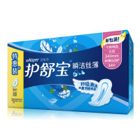 护舒宝瞬洁丝薄日用34片卫生巾 （单位：包）