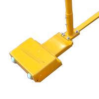 由惠体育赛吉欧全铸铁羽毛球架 羽毛球网柱 羽毛球网架柱移动式网柱