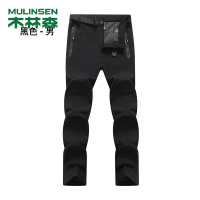 木林森(MULINSEN)加厚加绒冲锋裤情侣加大码登山裤保暖裤徒步登山软壳裤
