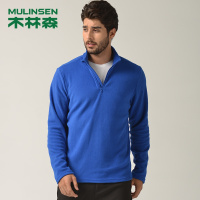 木林森(MULINSEN)情侣款套头抓绒衣保暖透气轻盈便捷