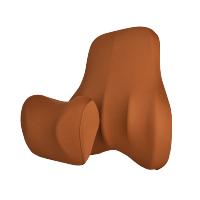 爱车屋(ICAROOM)汽车头枕腰靠套装 记忆棉颈枕头靠枕 四季通用车用办公座椅护腰靠垫腰 I-655/652MN-C