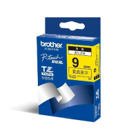 兄弟(brother) TZe-621 9mm 黄底黑字 标签打印机色带(计价单位：个