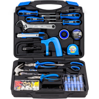 【精选】史丹利45件家用五金工具箱套装 手动维修工具组合MC-045-23