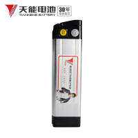 天能锂电池银鱼款48v10ah 铝壳J高度265/莲花头/二竖一横