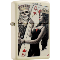 zippo之宝打火机原装ZIPPO煤油打火机扑克牌的世界29393-000018