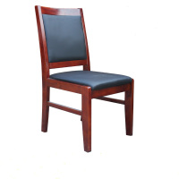 鑫环境 实木会议椅办公椅培训椅皮椅会客坐椅棋牌麻将椅子员工职员椅餐椅