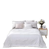 富安娜(FUANNA)家纺圣之花桑蚕丝被芯春秋被子空调被夏凉被保暖春秋被四季被芯夏被