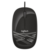 罗技(Logitech)M105有线鼠标USB 黑色