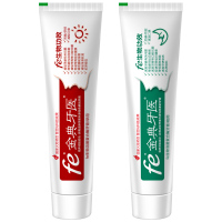 【苏宁自营】FE金典牙医 早晚干刷+牙白灵 9119 生物牙膏组合套装(计价单位：套)