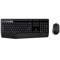 罗技(Logitech)MK345无线键鼠套装 黑色