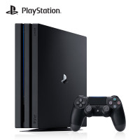 索尼(SONY)PlayStation 4 PS4 Pro 1TB 黑色 双手柄