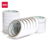 得力(deli)30402双面胶带1.8cm*10Y双面胶中号双面胶带普通型胶带双面胶16卷宁选NX