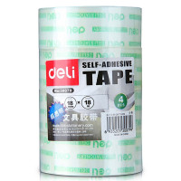 得力(deli)30065文具胶带18mm*30y*38um(8卷/筒)