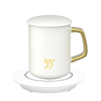 红帕 55℃恒温杯 男女降温保温杯 创意智能水杯 300ml 养生咖啡杯
