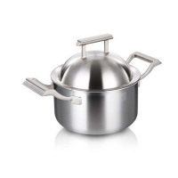 博友制钛 T2-T241汤锅家用钛锅双耳炖汤锅电磁炉锅燃气灶适用 家宴18/24CM