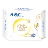ABC卫生巾汉方纯棉超薄日用240mm8片姨妈巾