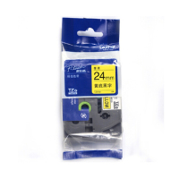 兄弟(brother) TZe-651 24mm 黄底黑字 标签打印机色带(计价单位：个