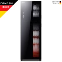 德玛仕(DEMASHI)消毒柜 家用立式小型消毒碗柜大容量高温碗筷消毒柜 双开门商用厨房茶具 ZTD198A-1
