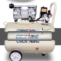 奥突斯静音无油空压机 1100W-40L(铜)打气泵木工喷漆小型空气压缩机气泵+空压机四件套
