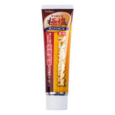 EBISU/惠百施日本进口防牙龈出血牙周炎抗过敏去口气清新极盐牙膏