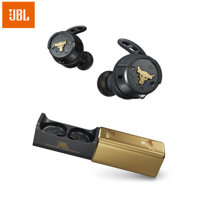 新品 JBL UA FLASH PROJECT ROCK安德玛联名款真无线专业无线蓝牙运动耳机强森版