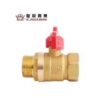 皇冠 内丝碟柄球阀 DN20F*DN20M (个)J阀蝴蝶柄铜球阀内外丝球阀 水阀