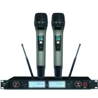 SCP 无线麦克风 SCP-10929 U段KTV一拖二无线手持话筒 (1套起订)