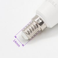 公牛(bull) E14-3W 细口 LED防频闪球泡