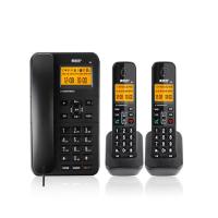 中诺 美思奇 506 无绳电话机座机 办公室子母机黑色一拖二yc