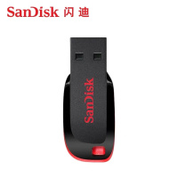 闪迪U盘(酷刃/USB2.0/黑红)CZ50/32GB