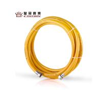 皇冠 燃气管 3米螺口/插口+螺口/插口J(根)304不锈钢可埋墙软管 煤气管天燃气管4分加厚防爆