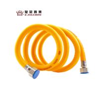 皇冠 燃气管 4米螺口/插口+螺口/插口J(根)304不锈钢可埋墙软管 煤气管天燃气管4分加厚防爆