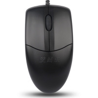 双飞燕(SHUANG FEI YAN) OP-520NU 有线鼠标 办公鼠标 USB鼠标 笔记本鼠标 黑色 yc