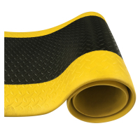 爱柯部落 90*60cm*9mm 黄黑边 抗疲劳地垫(计价单位: