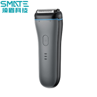 须眉(SMATE)剃须刀刮胡刀男士电动剃须刀进口马达全身水洗往复式刮胡刀三刀头充电式造型剃胡刀ST-W382黑色