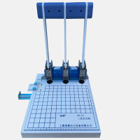奇砚QY-15重型三孔打孔机 干部人事档案装订机 孔距83空心钻刀三孔一线打孔机 可打150张 机器带3MM钻头