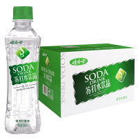 娃哈哈薄荷柠檬味无汽苏打水饮料350ml12瓶整箱装弱碱性