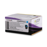 利盟(LEXMARK) 彩色激光打印机高容量碳粉 青色 高容量C540H1CG 约2000页NX