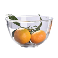 scybe喜碧出口玻璃碗家用加厚大水果碗沙拉碗泡面汤碗色拉碗 21cm中号
