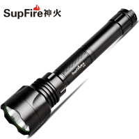 SupFire神火E10强光手电筒可充电 远射5000超亮防水户外防身(白光) 大型手电筒