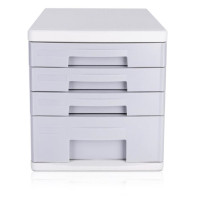 得力 9761 四层文件柜(浅灰)(单位:个)