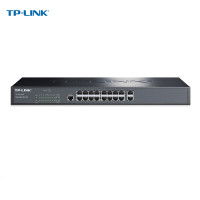 TP-LINK TL-SL3218 16口百兆二层网管核心交换机 2千兆上联口