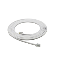 晶华 电话线4m 座机电话线延长线 分机电话连接线