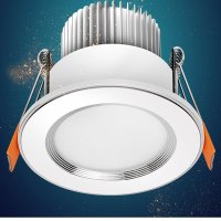 XHS 筒灯10W漆白PC开孔10.5-12cm嵌入式暗装照明