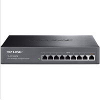 TP-LINK SF1009PE 9口百兆8口POE非网管PoE 交换机 功率增强型