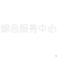 综合服务中心 H250 白色精品发光字欧邦标识