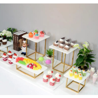 SK定制欧式自助餐甜品台摆件展示架套装 16件套